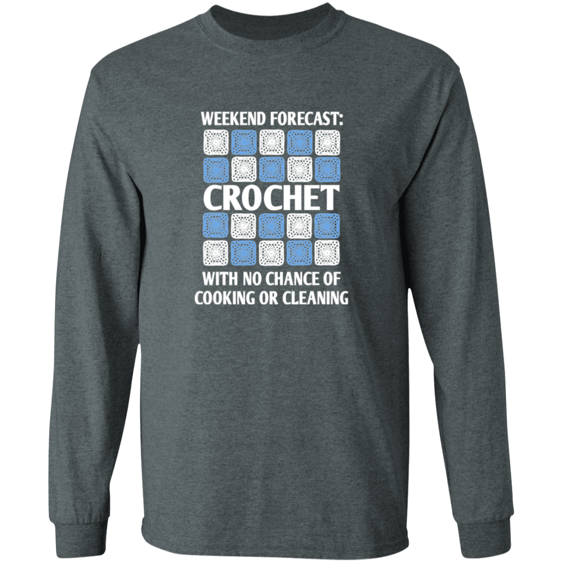 Weekend Forecast Crochet Long Sleeve T-Shirt