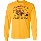 PhD in Quilting LS Ultra Cotton T-Shirt