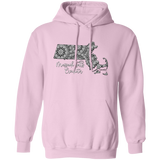 Massachusetts Crocheter Pullover Hoodie