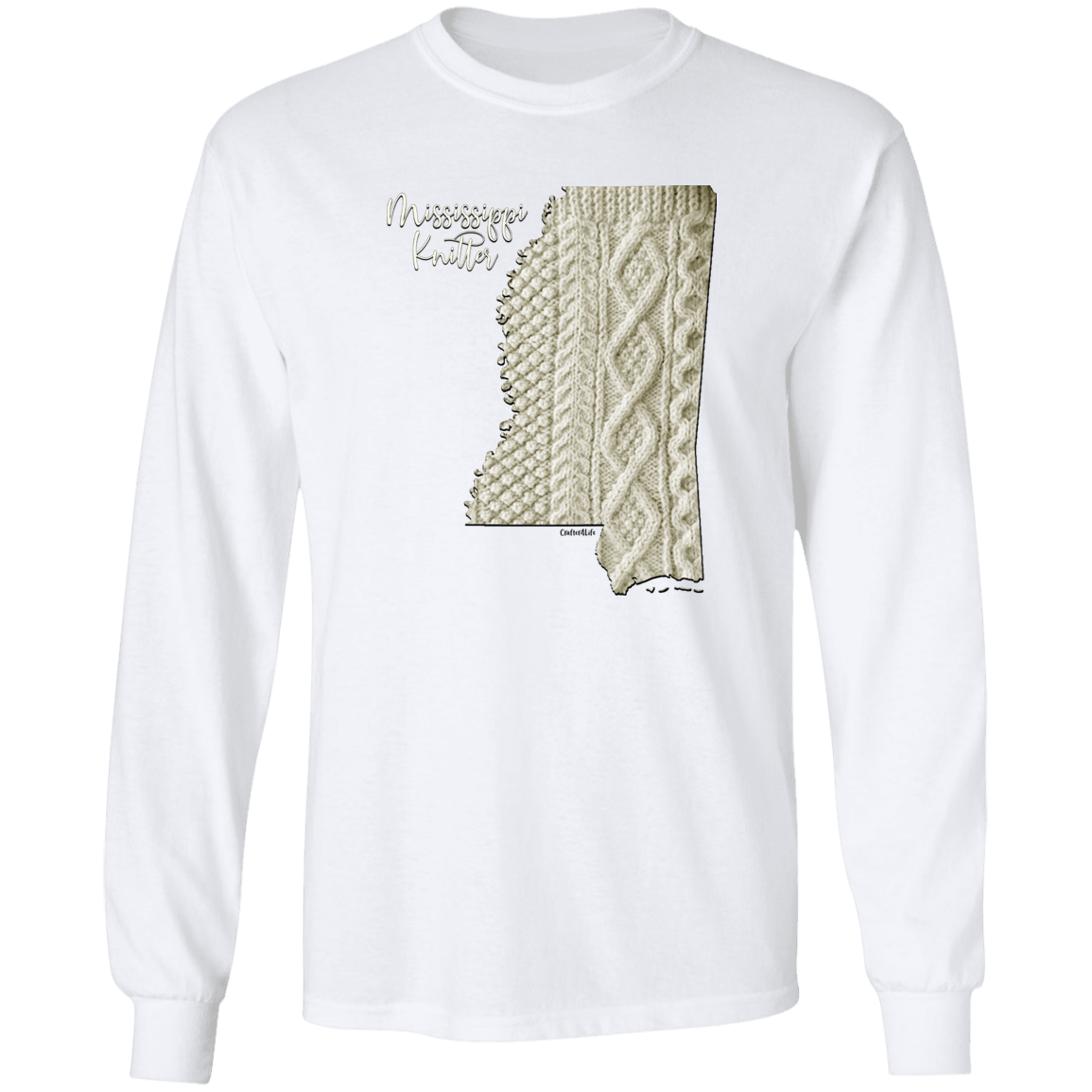 Mississippi Knitter LS Ultra Cotton T-Shirt