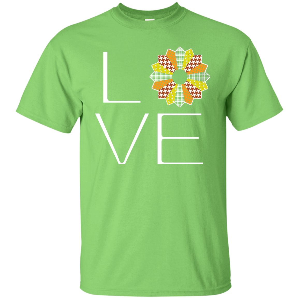 LOVE Quilting (Fall Colors) Custom Ultra Cotton T-Shirt - Crafter4Life - 5