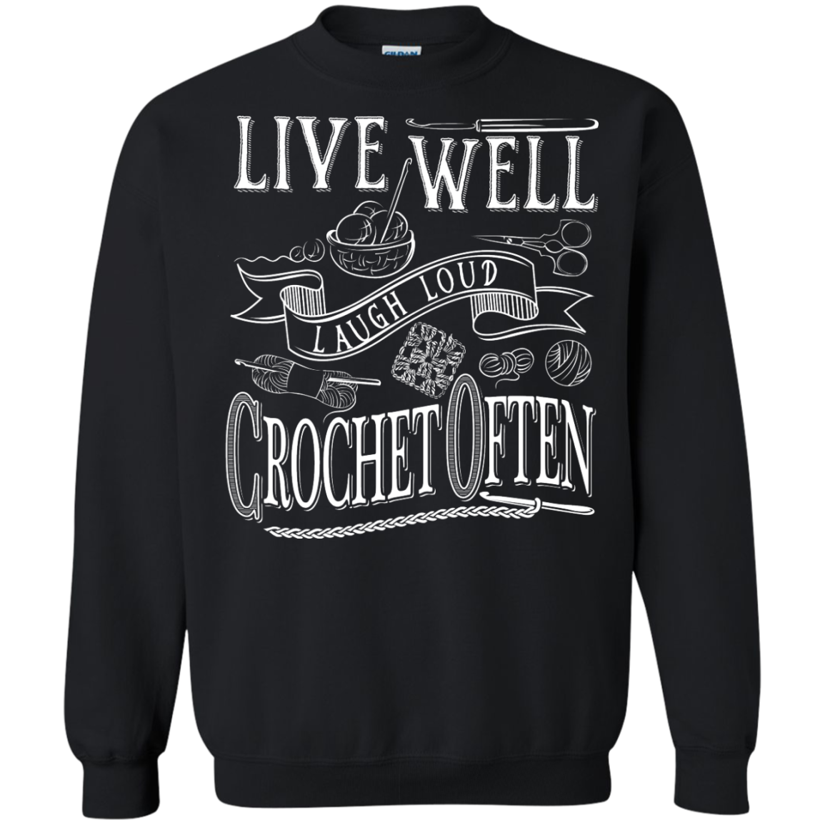 Crochet Often Crewneck Sweatshirts - Crafter4Life - 1