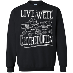 Crochet Often Crewneck Sweatshirts - Crafter4Life - 1