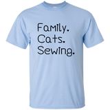Family-Cats-Sewing Ultra Cotton T-Shirt