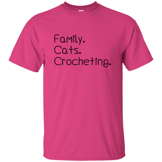 Family-Cats-Crocheting Ultra Cotton T-Shirt
