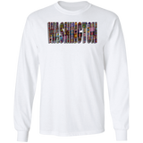 Washington Crochet LS Ultra Cotton T-Shirt