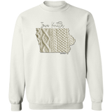 Iowa Knitter Crewneck Pullover Sweatshirt