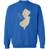 New Jersey Knitter Crewneck Pullover Sweatshirt