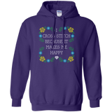 I Cross Stitch Because It Makes Me Happy Pullover Hoodies - Crafter4Life - 10