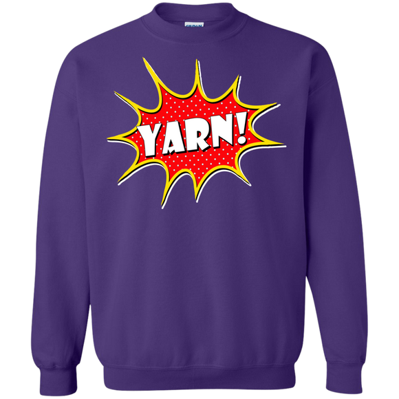 Yarn! Comic Starburst Crewneck Pullover Sweatshirt