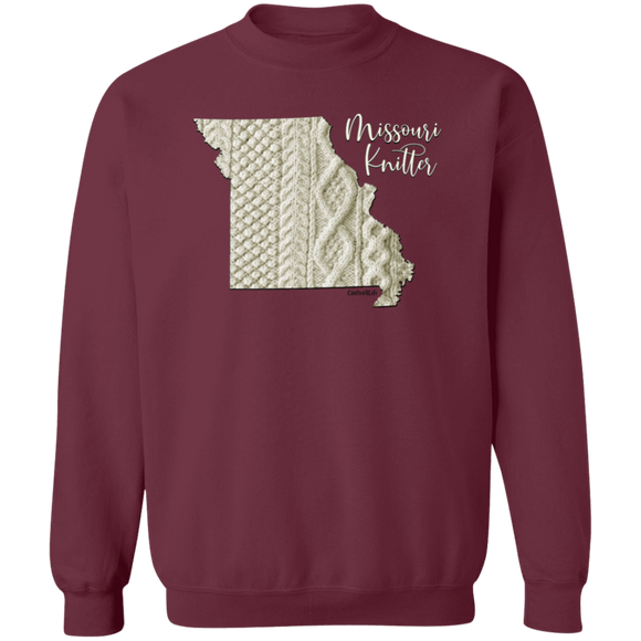 Missouri Knitter Crewneck Pullover Sweatshirt