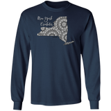 New York Crocheter LS Ultra Cotton T-Shirt