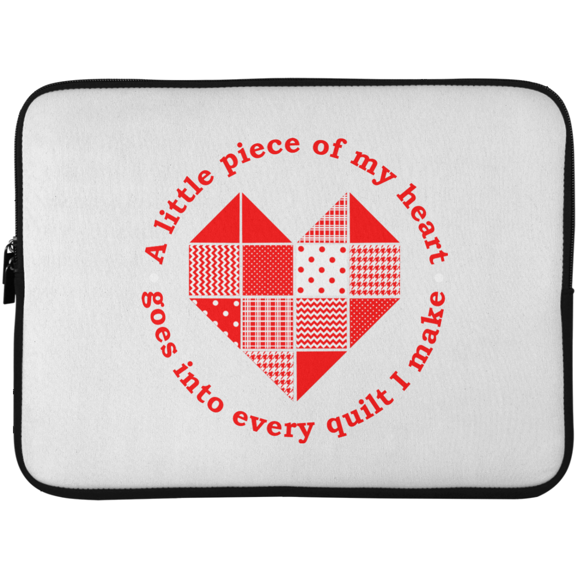Piece of My Heart (Quilt) Laptop Sleeves