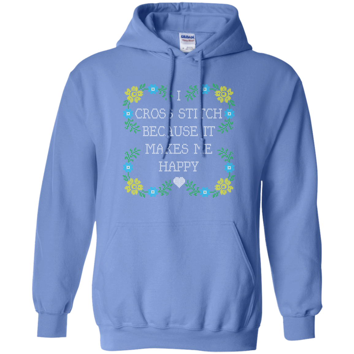 I Cross Stitch Because It Makes Me Happy Pullover Hoodies - Crafter4Life - 5