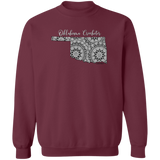 Oklahoma Crocheter Crewneck Pullover Sweatshirt