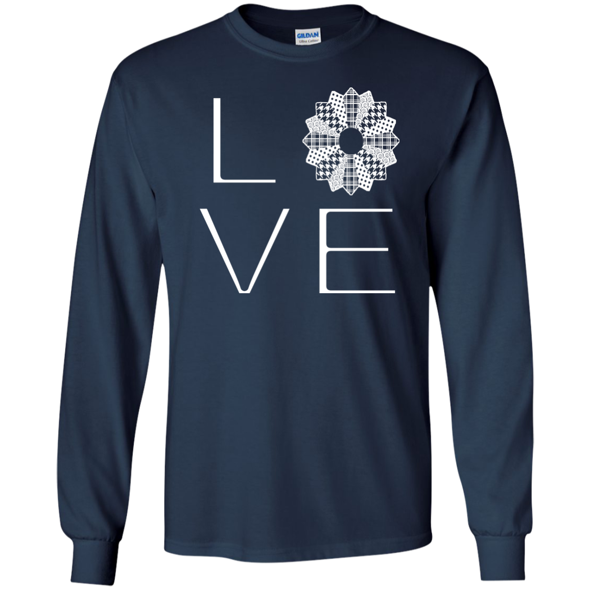 LOVE Quilting LS Ultra Cotton T-shirt - Crafter4Life - 11