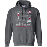 A Ball of Yarn a Glass of Wine Hoodie - Crafter4Life - 1