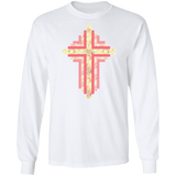 Patchwork Cross LS Ultra Cotton T-Shirt