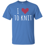 I Heart To Knit Ultra Cotton T-Shirt