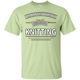 I Am Happiest When I'm Knitting Custom Ultra Cotton T-Shirt - Crafter4Life - 3