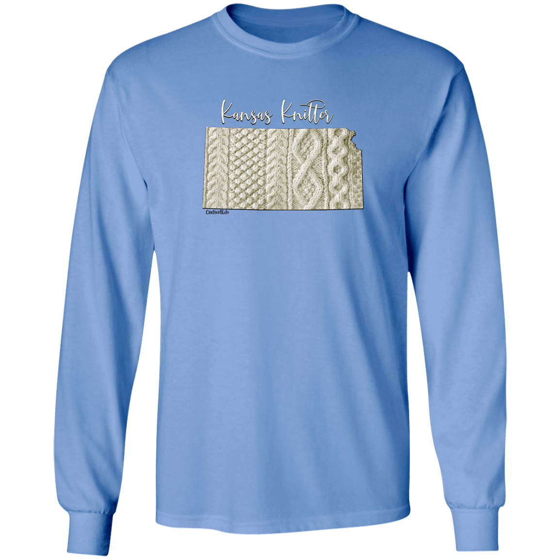 Kansas Knitter LS Ultra Cotton T-Shirt