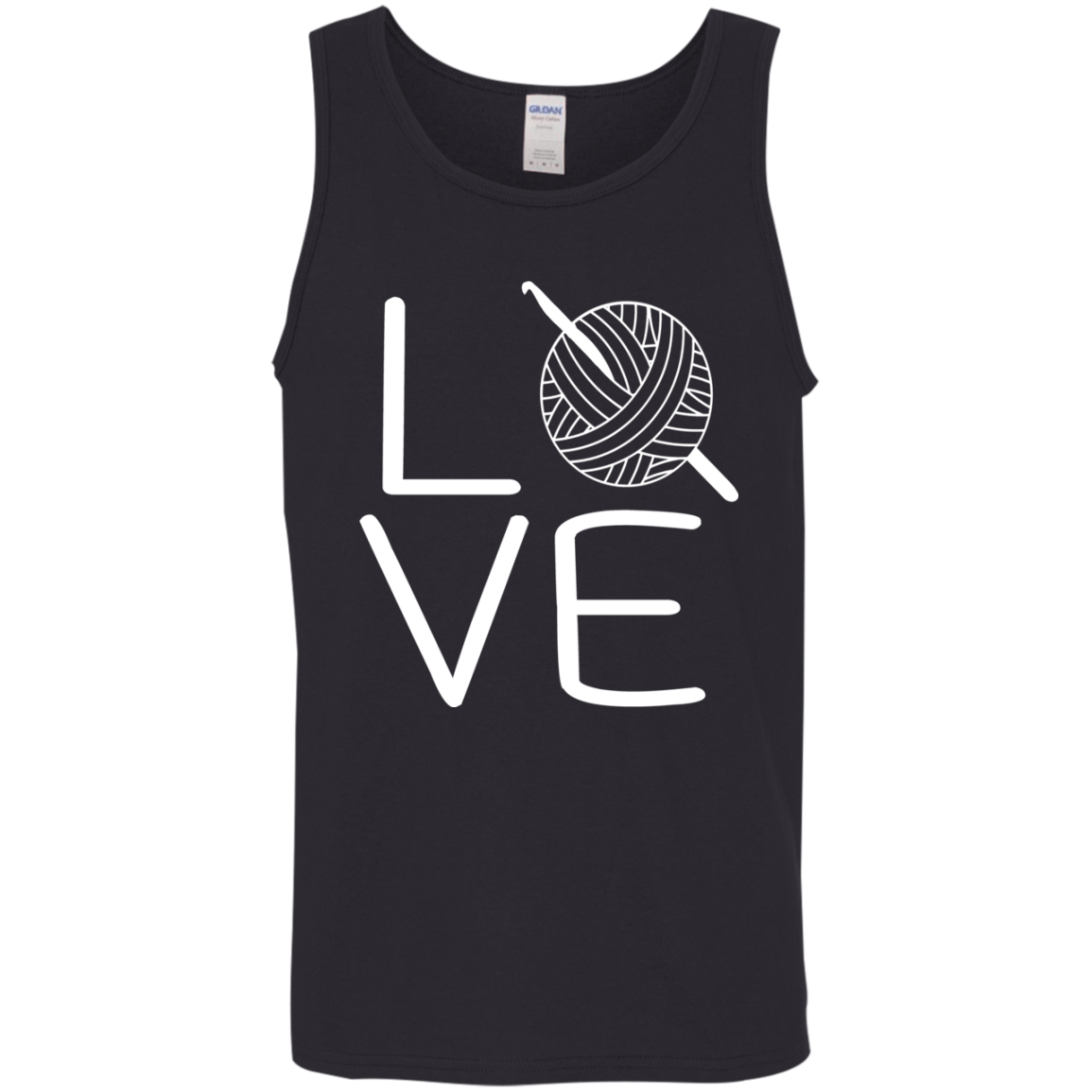 LOVE Crochet Cotton Tank Top