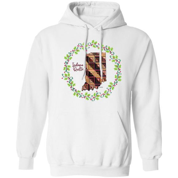 Indiana Quilter Christmas Pullover Hoodie