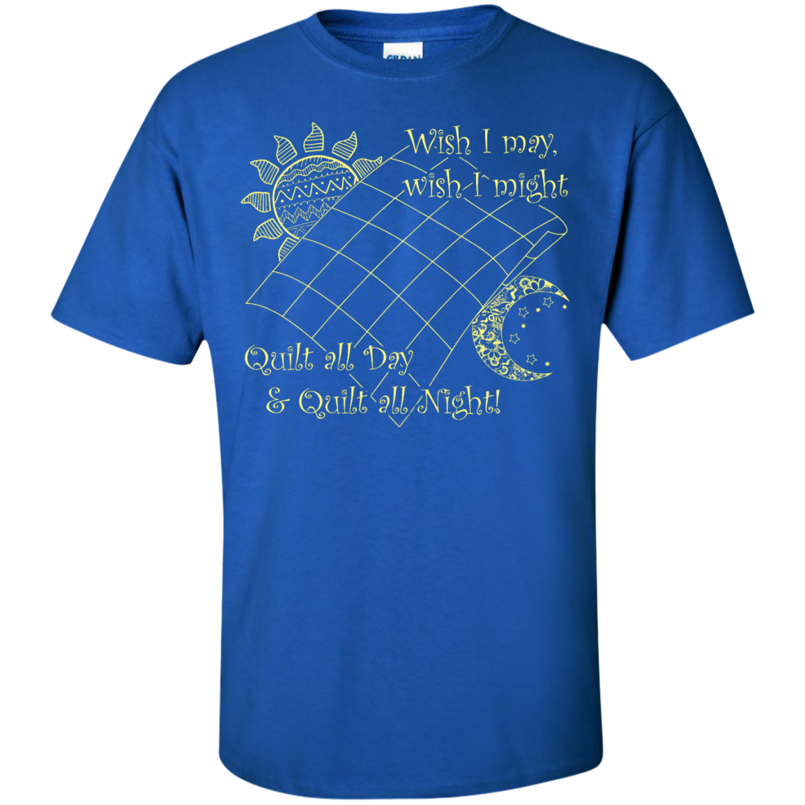 Wish I May Quilt Custom Ultra Cotton T-Shirt - Crafter4Life - 9