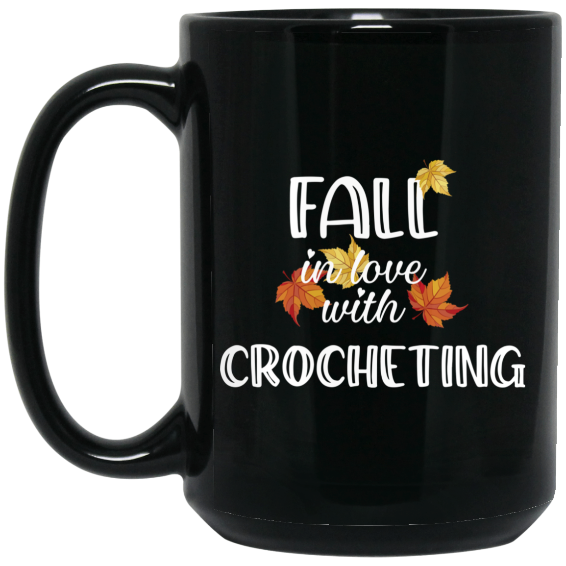 Fall in Love with Crocheting Black Mugs
