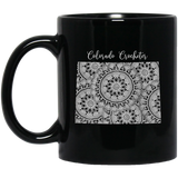 Colorado Crocheter Black Mugs