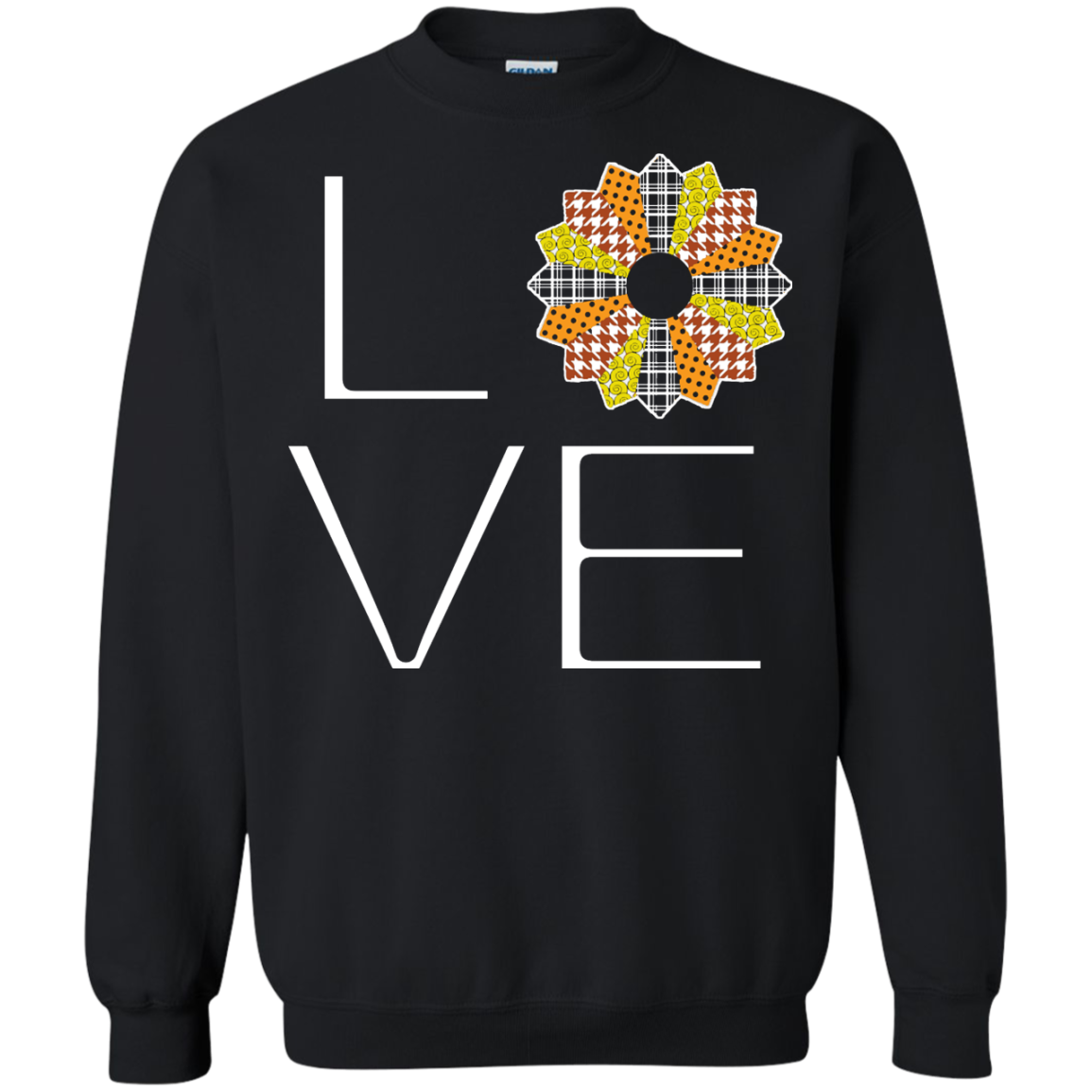 LOVE Quilting (Fall Colors) Crewneck Sweatshirts - Crafter4Life - 2