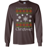 Crochet Christmas LS Ultra Cotton T-Shirt