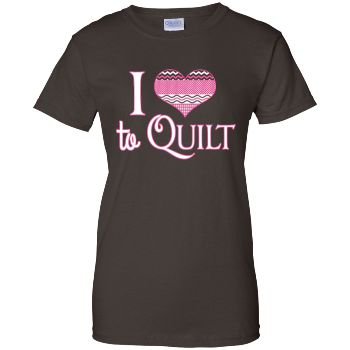 I Heart to Quilt Ladies Custom 100% Cotton T-Shirt - Crafter4Life - 6