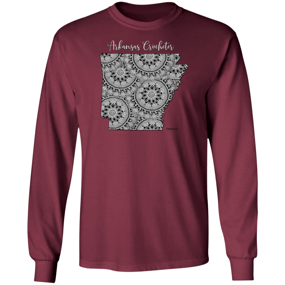 Arkansas Crocheter LS Ultra Cotton T-Shirt