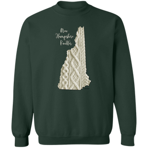 New Hampshire Knitter Crewneck Pullover Sweatshirt