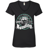 Time for Beading Ladies V-Neck Tee - Crafter4Life - 3
