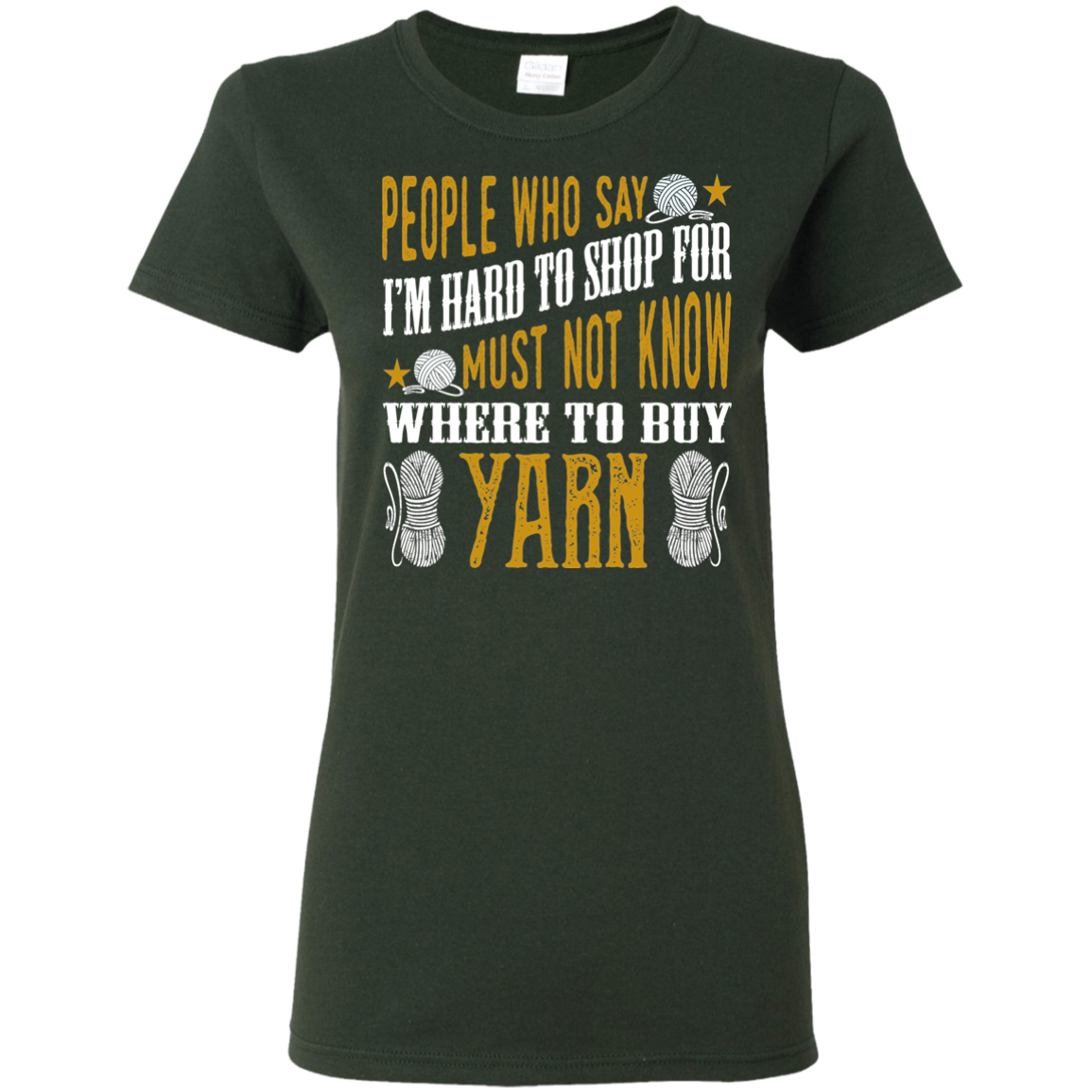 Where to Buy Yarn Ladies' Cotton T-Shirt