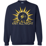 Wish I May Knit Crewneck Sweatshirts