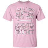 8th Day Crochet Custom Ultra Cotton T-Shirt - Crafter4Life - 7