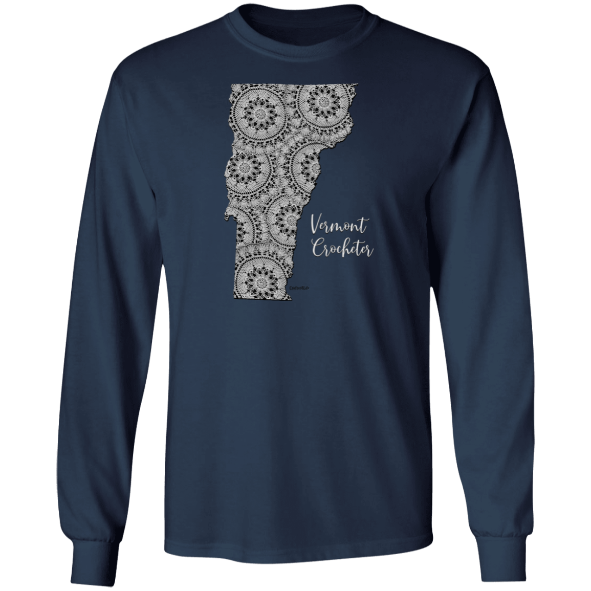 Vermont Crocheter LS Ultra Cotton T-Shirt