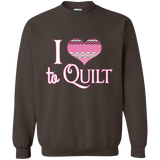I Heart to Quilt Crewneck Sweatshirts - Crafter4Life - 6