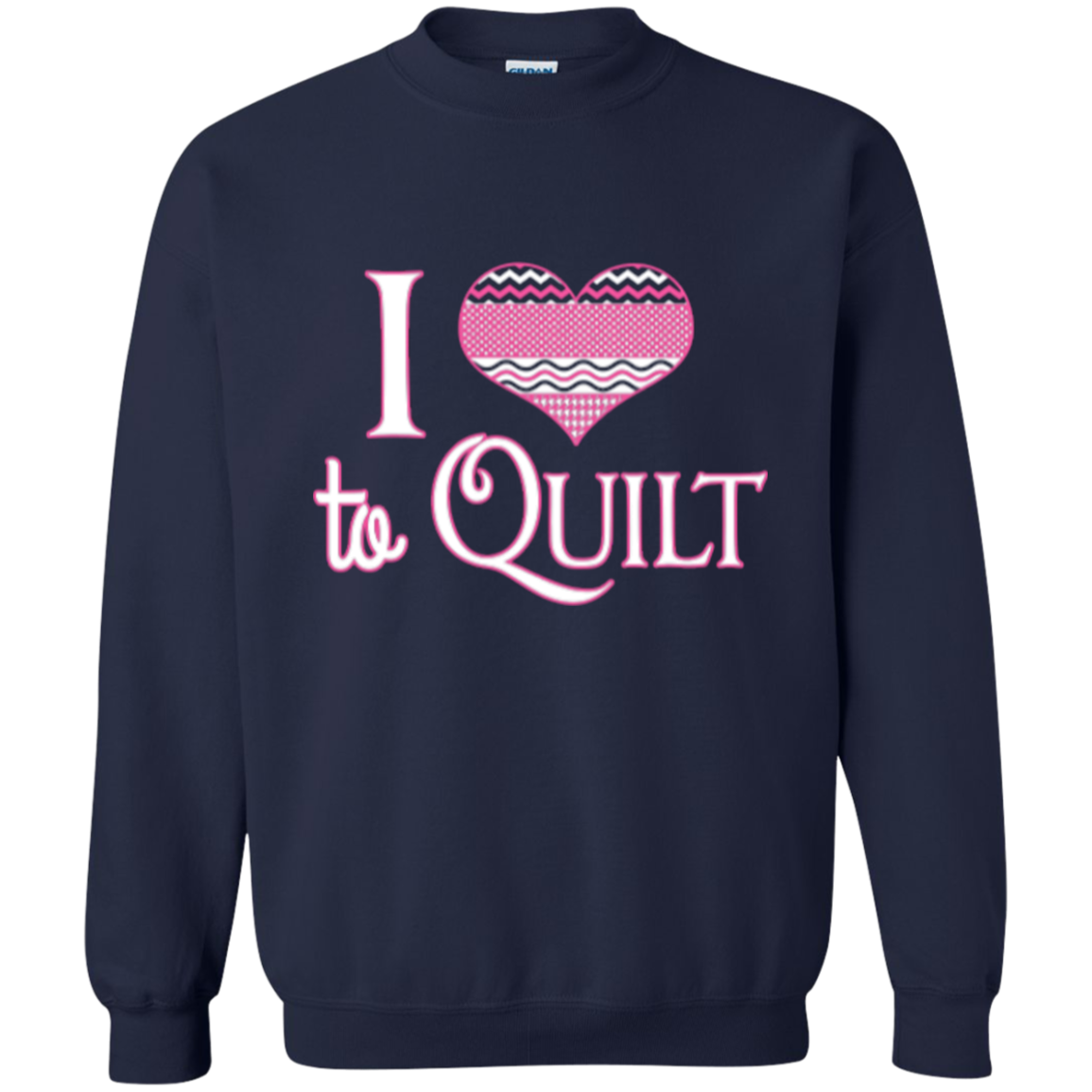 I Heart to Quilt Crewneck Sweatshirts - Crafter4Life - 3
