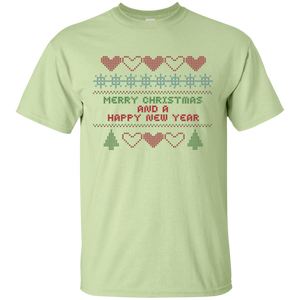 Cross Stitch Christmas Sampler Ultra Cotton T-Shirt