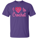 I Heart to Crochet Ultra Cotton T-Shirt