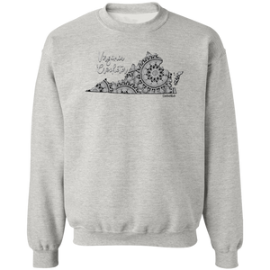 Virginia Crocheter Crewneck Pullover Sweatshirt