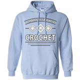 I Am Happiest When I Crochet Pullover Hoodies - Crafter4Life - 4