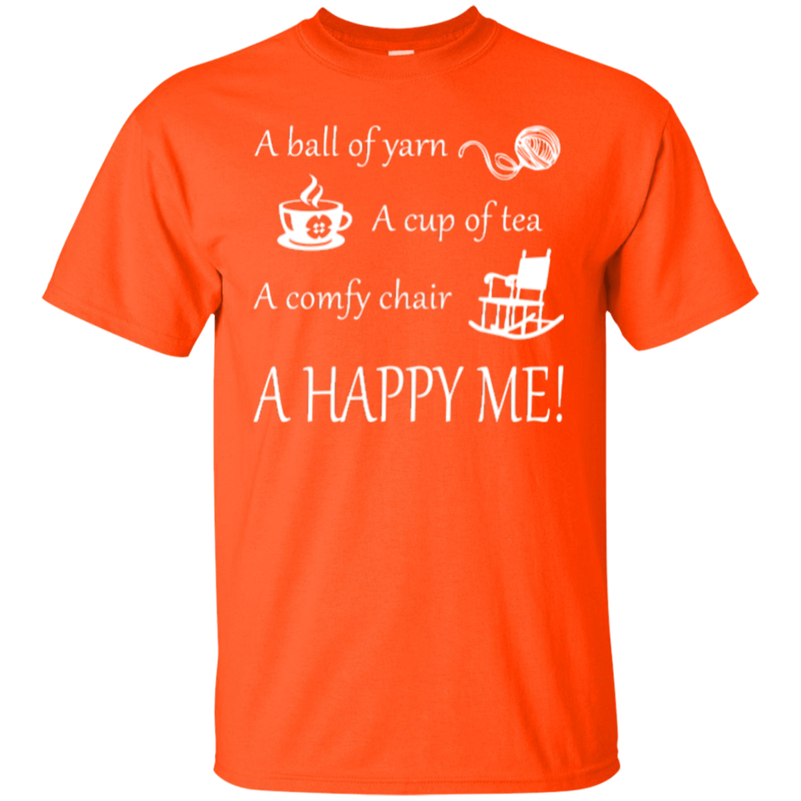 A Happy Me Custom Ultra Cotton T-Shirt - Crafter4Life - 4
