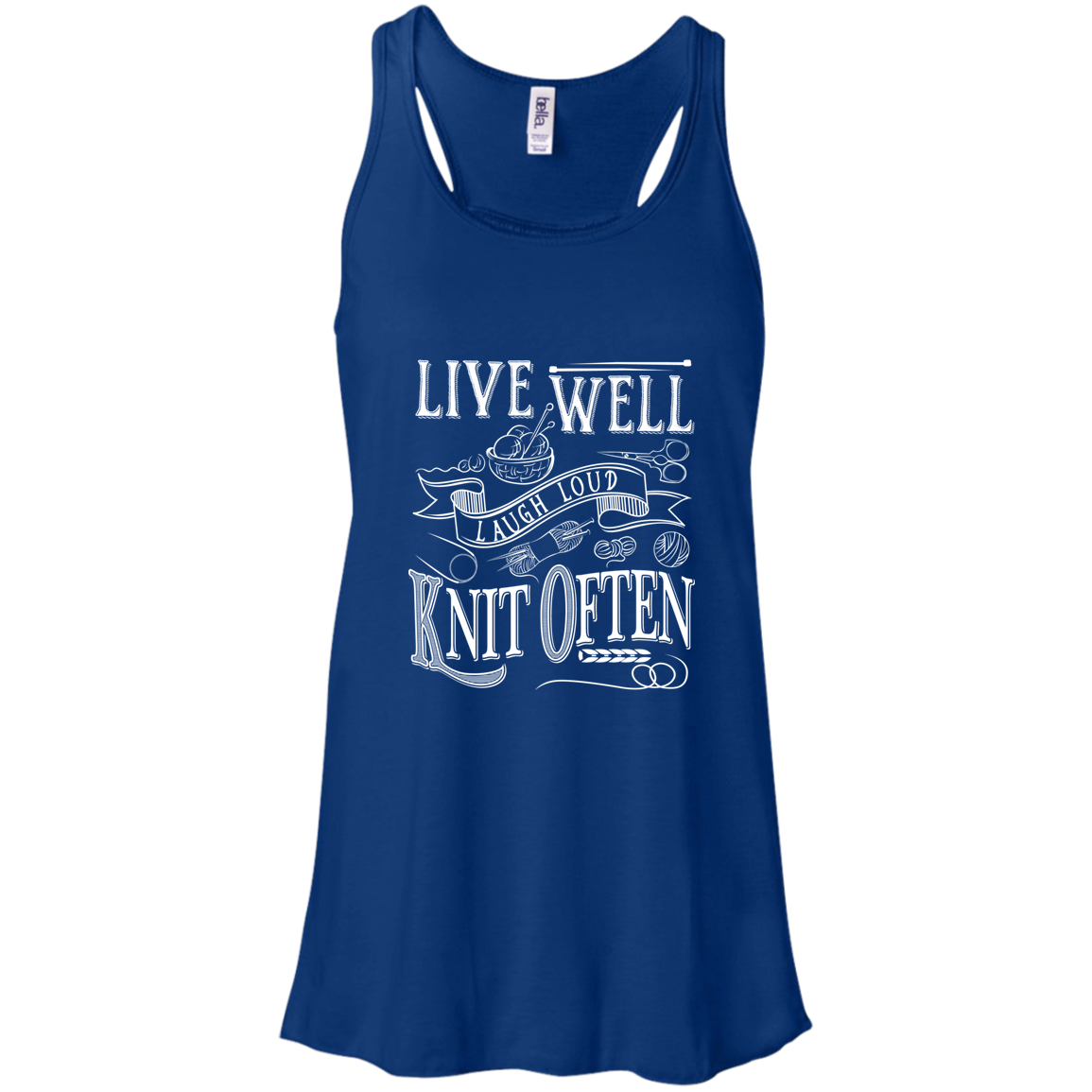 Knit Often Flowy Racerback Tank