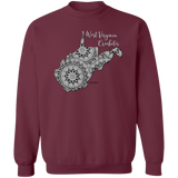 West Virginia Crocheter Crewneck Pullover Sweatshirt