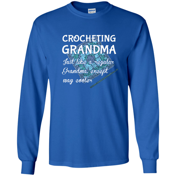 Crocheting Grandma LS Ultra Cotton T-Shirt